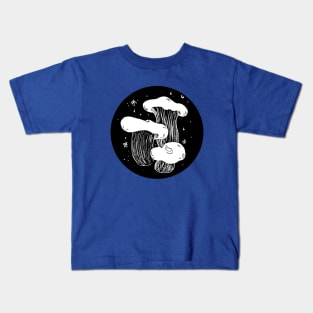 oyster blue stocking Kids T-Shirt